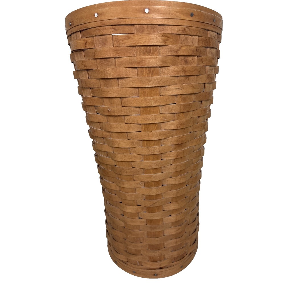 Longaberger 1989 Umbrella Stand Basket 17 3/4" x 10"